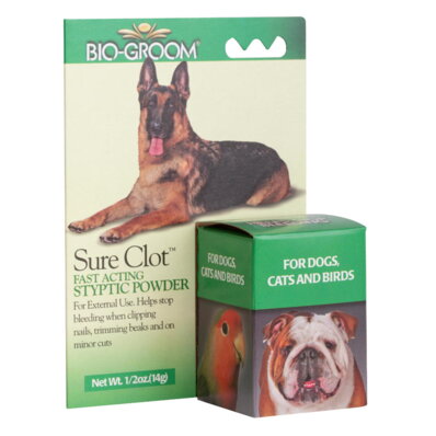Bio-Groom Sure Clot 14 g - zasypka do tamowania krwawienia 1