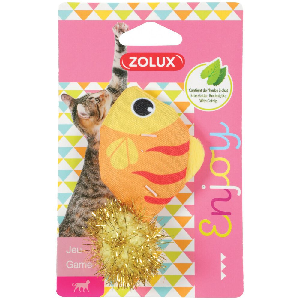 Zolux Lovely - zabawka w kształcie ryby dla kota