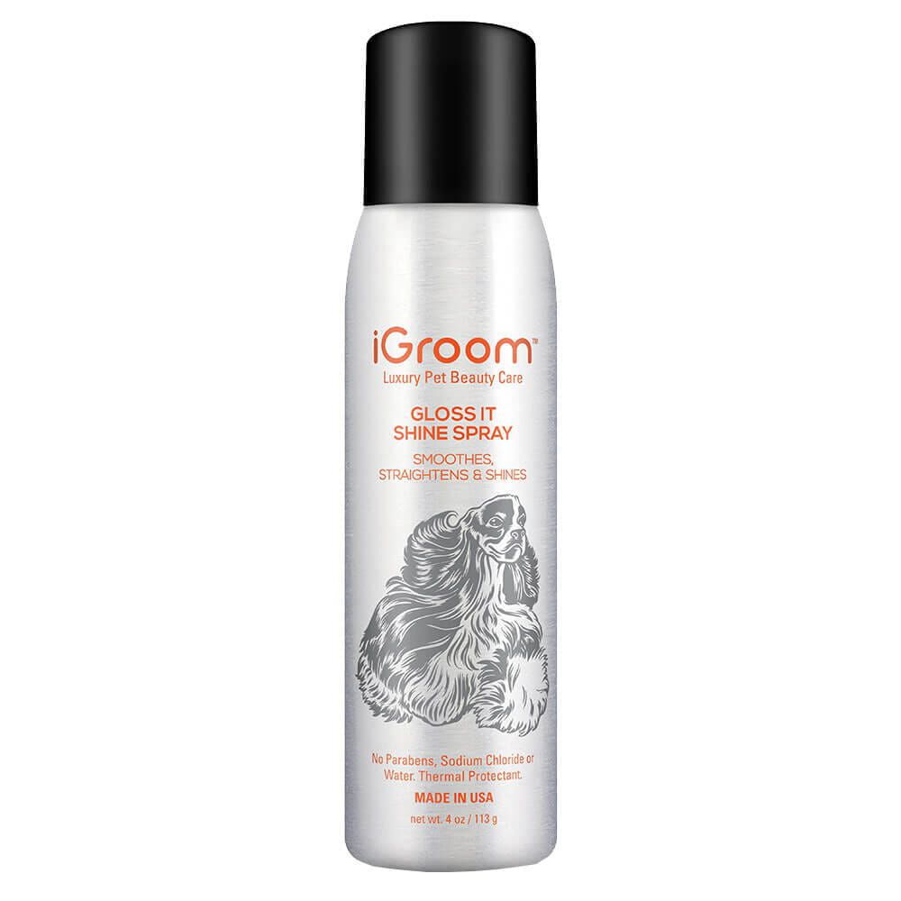 iGroom Gloss It Shine Spray 113 g - spray wygładzający i nabłyszczający