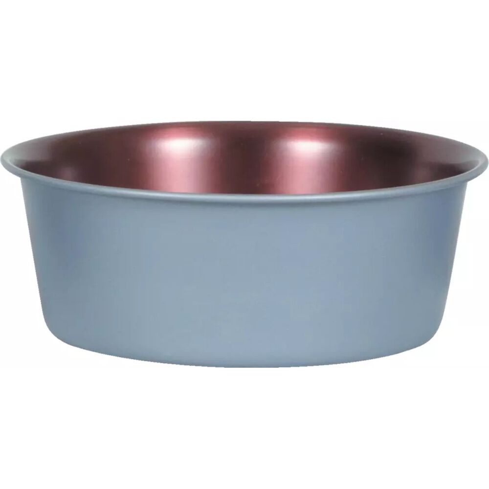 Zolux - miska antypoślizgowa Inox Copper szara/miedziana - 2,7 L