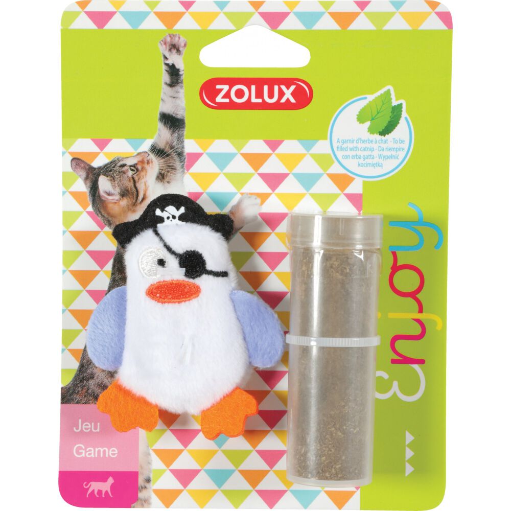 Zolux Pirat - zabawka z kocimiętką dla kota - biała