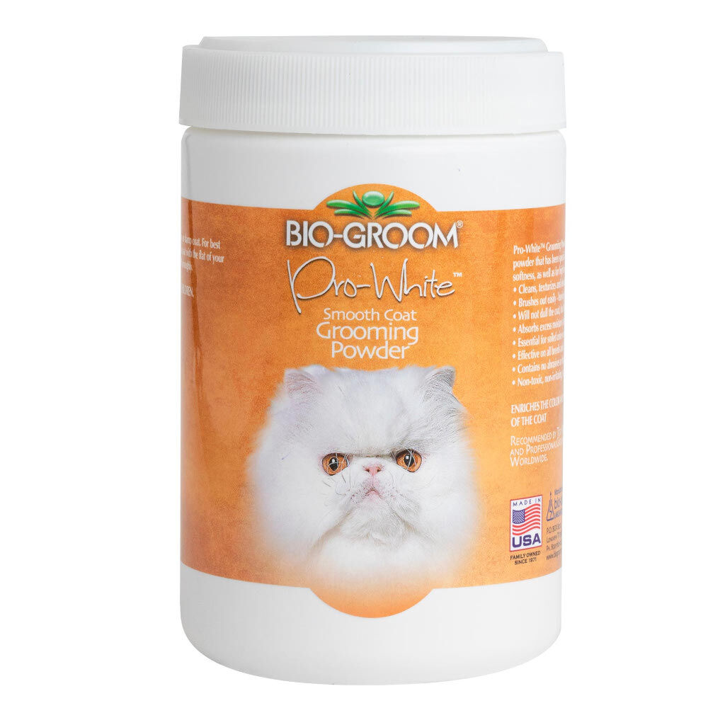 Bio-Groom Pro-White Smooth Coat Grooming Powder 170 g - puder do miękkiej sierści