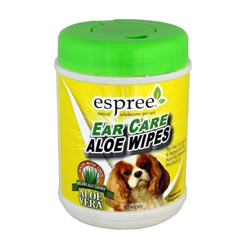 Espree Ear Care Aloe Wipes chusteczki do czyszczenia uszu - 60 sztuk