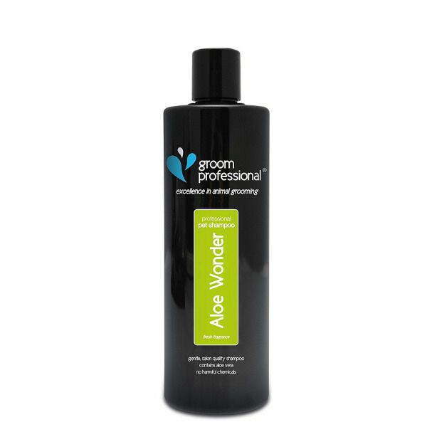 Groom Professional Aloe Wonder Shampoo 450 ml - szampon aloesowy do suchej i podrażnionej skóry