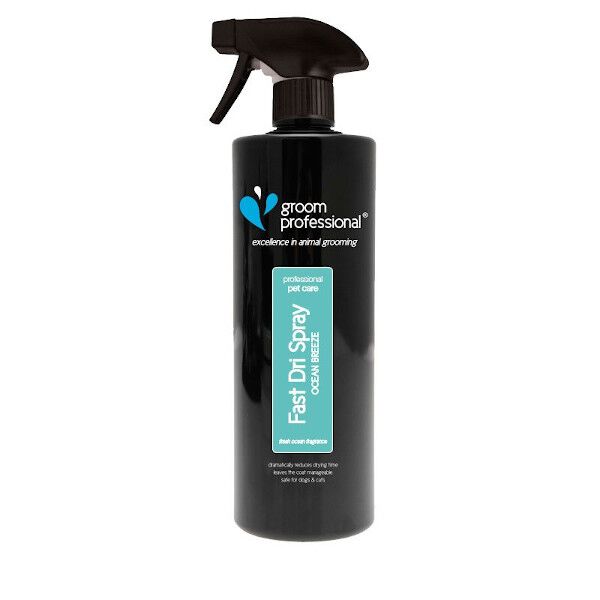 Groom Professional Fast Dri Spray Ocean Breeze 1 l - preparat skracający czas suszenia o połowę