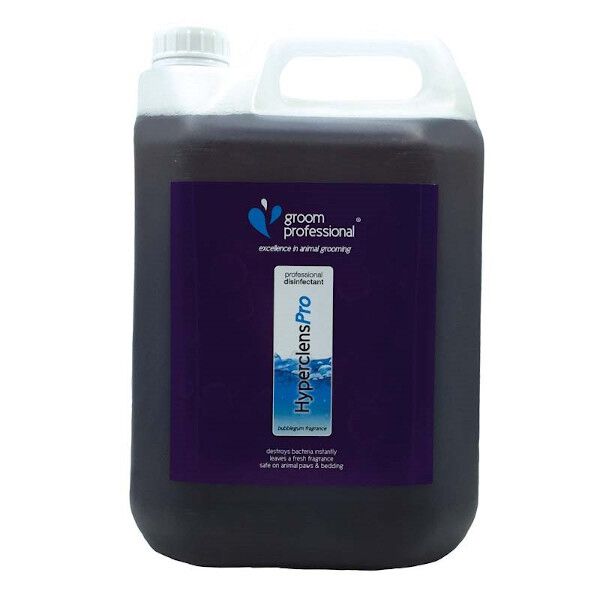 Groom Professional Hyperclens Pro Formuła Disinfectant Bubblegum 5 l - preparat do dezynfekcji sprzętu i pomieszczeń o zapachu gumy balonowej