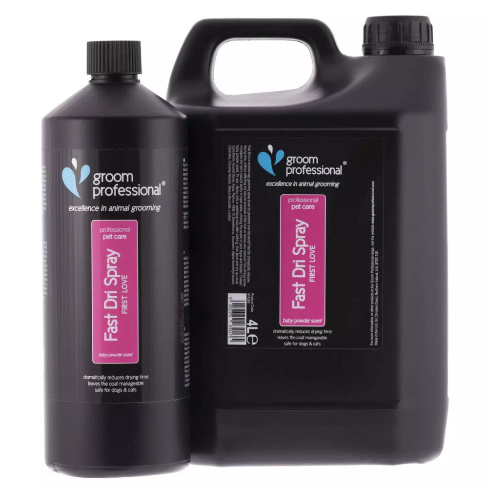 Groom Professional Fast Dri Spray First Love - preparat skracający czas suszenia o połowę