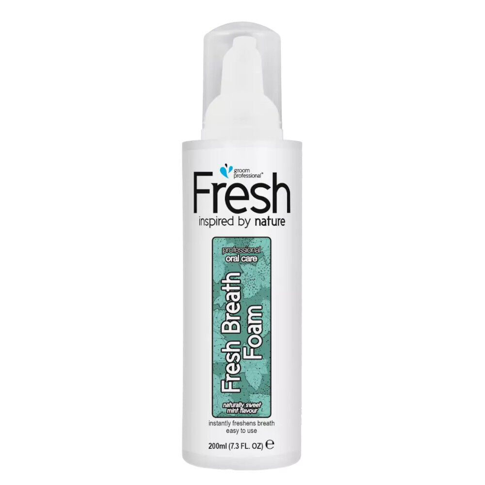 Groom Professional Fresh Fresh Breath Foam 200 ml - Pianka do czyszczenia zębów i jamy ustnej