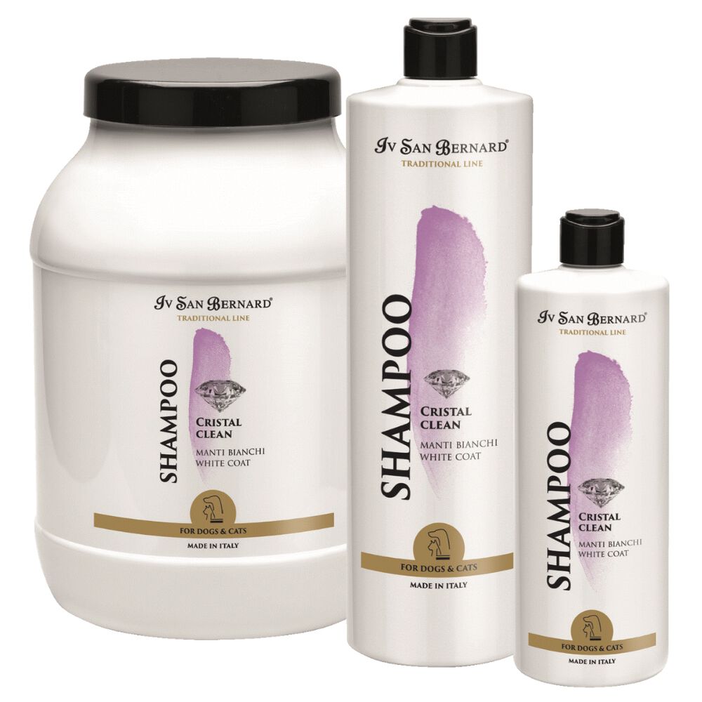 Iv San Bernard Cristal Clean Shampoo - szampon do białej sierści usuwający przebarwienia
