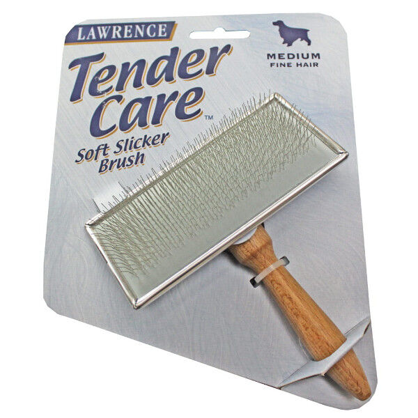 Lawrence Tender Care Soft Slicker Brush - miękka szczotka do sierści, średnia
