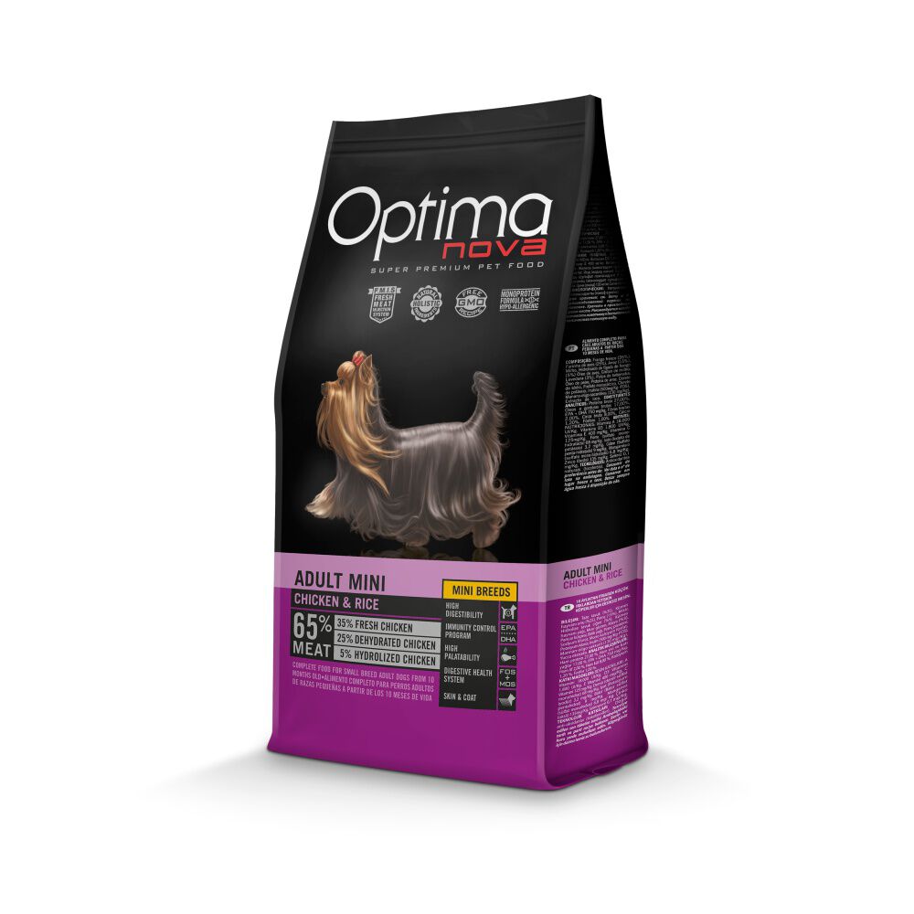 Próbka Optimanova Adult Mini Chicken & Rice 100 g - karma dla dorosłych psów małych ras