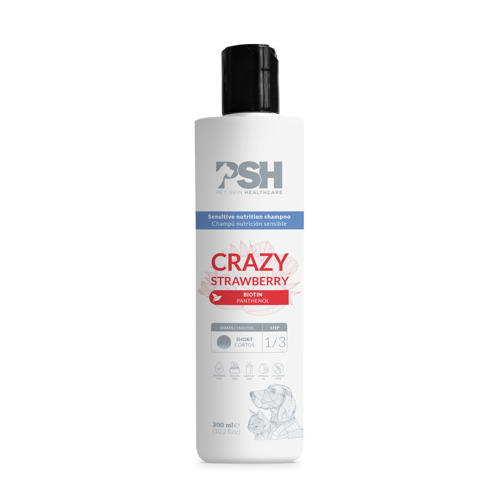PSH Home Crazy Strawberry Shampoo 300 ml - szampon do wrażliwej sierści