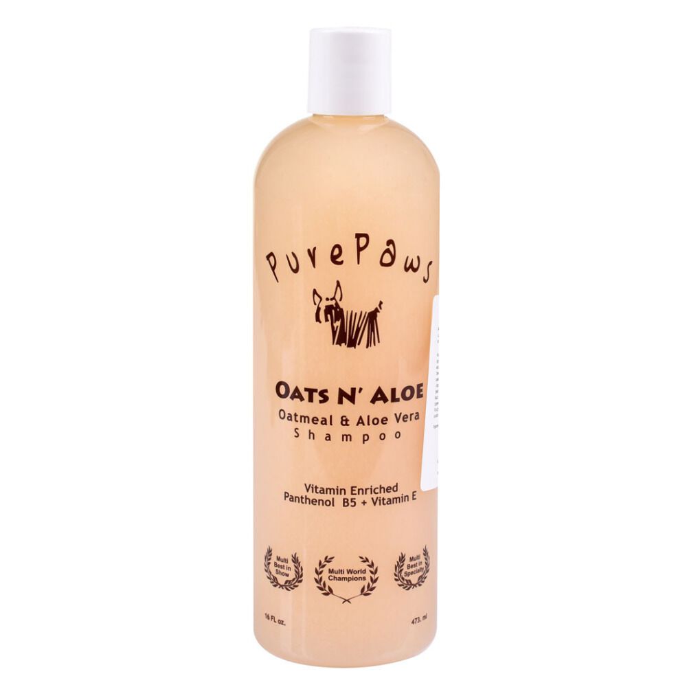 Pure Paws Oatmeal & Aloe Vera Shampoo 473 l - szampon łagodząco-nawilżający z aloesem i owsem