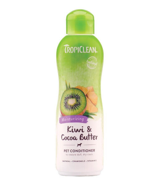 Tropiclean Kiwi Cocoa Butter Conditioner 355 ml - odżywka nawilżająca dla psów i kotów 