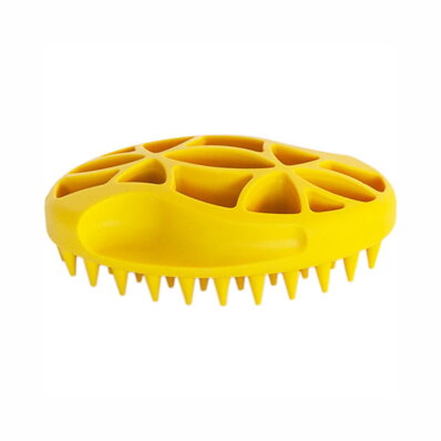 Chadog Ideal Dog Rubber Brush 7x11 cm - gumowa szczotka dla psa i kota 1