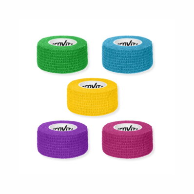 Recovital bandaż kohezyjny 2,5 cm x 4,5 m elastyczny, samoprzylepny