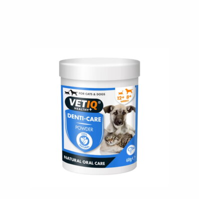 VetIQ 2in1 Denti-Care Powder 60 g - granulki do higieny jamy ustnej