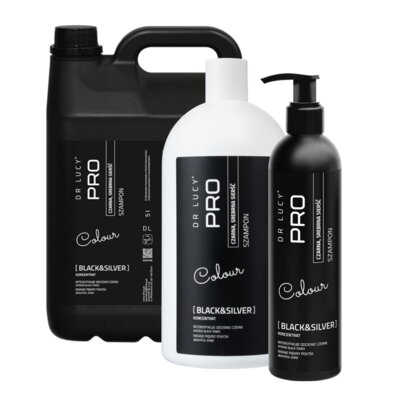 Dr Lucy Pro Black & Silver Shampoo - szampon dla psów z czarną sierścią
