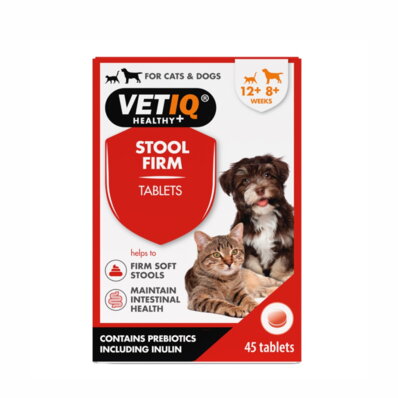 VetIQ Stool Firm - preparat przeciw biegunce u psów, 45 tabletek 1