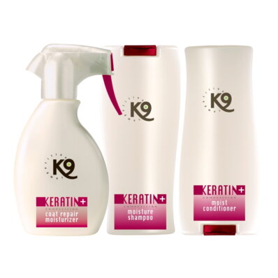K9 Keratin+ zestaw kosmetyków z keratyną, regenerująco-nawilżający
