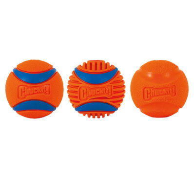 Chuckit! Medley Balls 3-Pack Size M - zestaw gumowych piłek