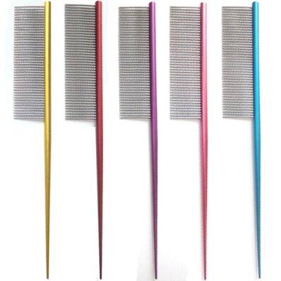 4Paws grzebień aluminiowy ze szpikulcem rozstaw 1 mm