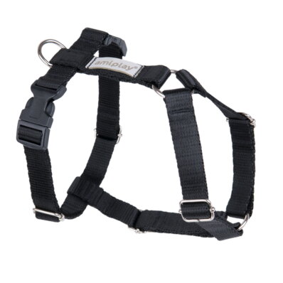 Amiplay Samba - szelki regulowane Guard czarne 1