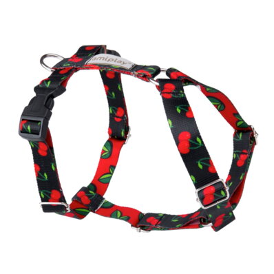 Amiplay BeHappy - szelki regulowane Guard Cherry