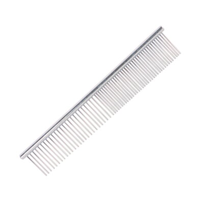 Chadog - metalowy grzebień mieszany 19 cm z mieszanym rozstawem ząbków