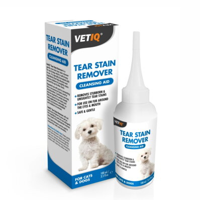 VetIQ Tear Stain Remover 100 ml - preparat do usuwania przebrawień pod oczami 1