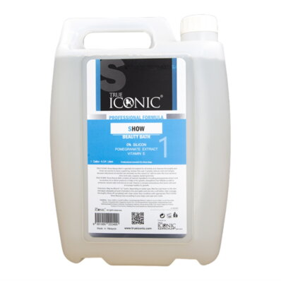 True Iconic Show Beauty Bath 4546 ml - łagodny szampon dogłębnie myjący do każdej sierści