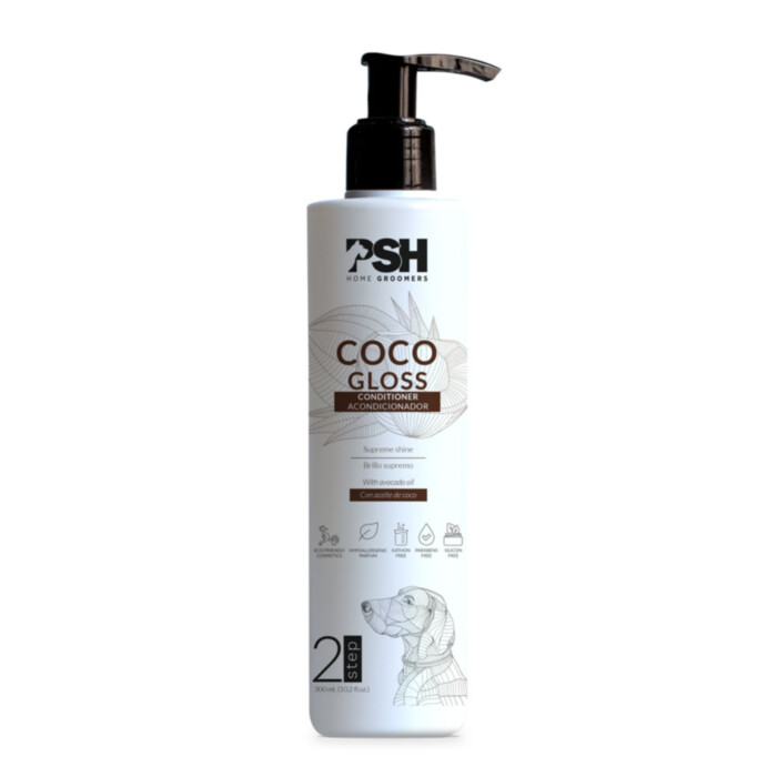 PSH Home Coco Gloss Conditioner 300 ml - odżywka z olejem kokosowym PSH Home Coco Gloss Conditioner 300 ml - odżywka z olejem kokosowym