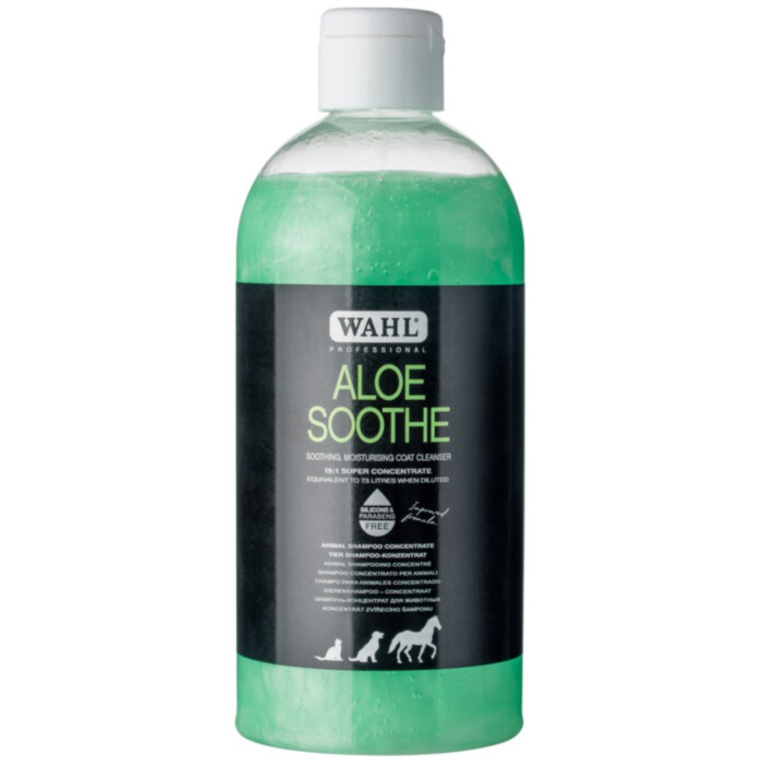 Wahl Aloe Soothe 500 ml - łagodny szampon z aloesem do każdego rodzaju sierści Wahl Aloe Soothe 500 ml - łagodny szampon z aloesem do każdego rodzaju sierści