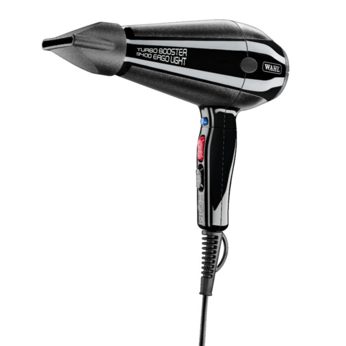 Wahl suszarka Professional Turbo Booster 3400 Ergo - lekka i mocna turmalinowo-jonizująca Wahl suszarka Professional Turbo Booster 3400 Ergo - lekka i mocna turmalinowo-jonizująca