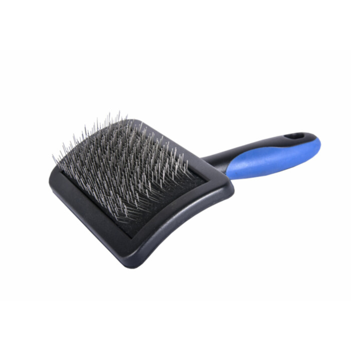 Show Tech Duo-Pin Slicker Brush Medium - szczotka pudlówka z igłami o dwóch długościach, średnia Show Tech Duo-Pin Slicker Brush Medium - szczotka pudlówka z igłami o dwóch długościach, średnia