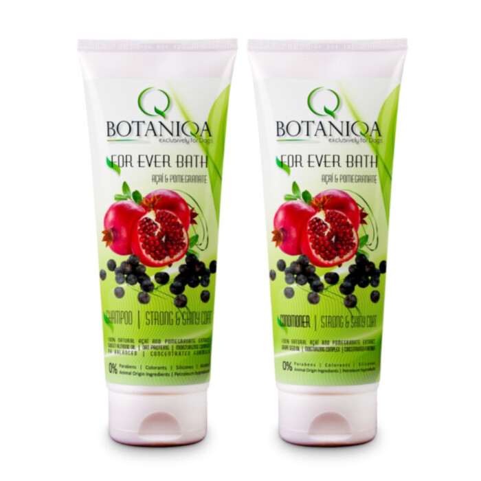 Zestaw kosmetyków Botaniqa For Ever Bath szampon + odżywka do każdego rodzaju szaty, 2x250 ml-157527