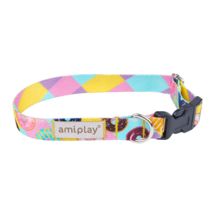 Amiplay BeHappy - obroża regulowana Donut Amiplay BeHappy - obroża regulowana Donut