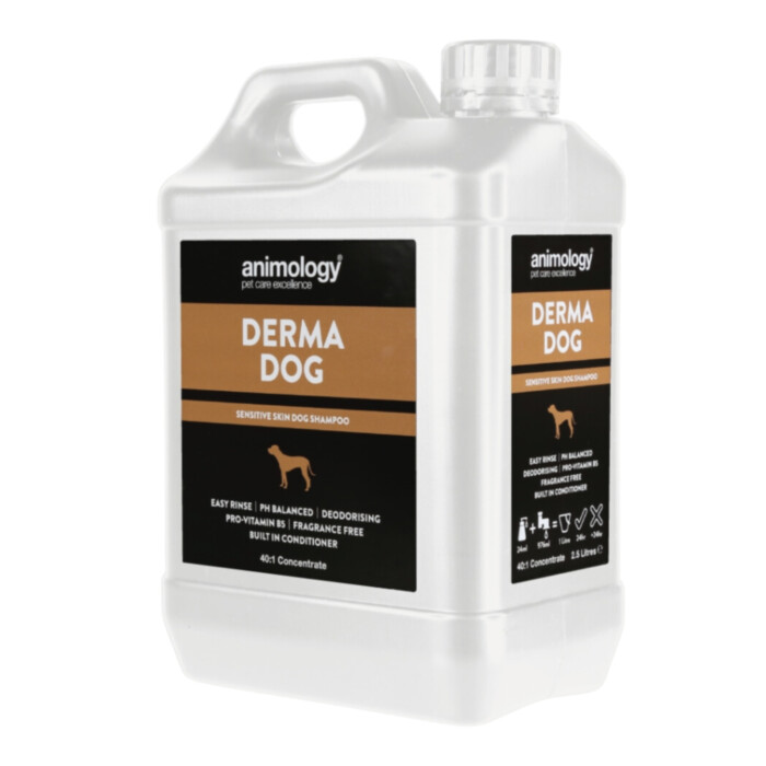 Animology Derma Dog Sensitive 2,5 L - szampon bezzapachowy do wrażliwej skóry Animology Derma Dog Sensitive 2,5 L - szampon bezzapachowy do wrażliwej skóry