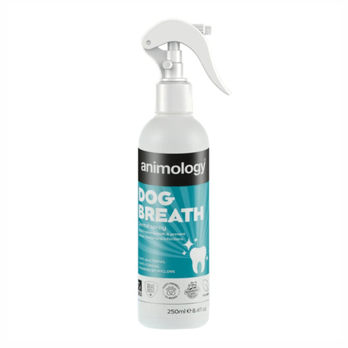 Animology Dog Breath Dental Spray 250 ml - odświeżający spray do zębów i jamy ustnej dla psów Animology Dog Breath Dental Spray 250 ml - odświeżający spray do zębów i jamy ustnej dla psów
