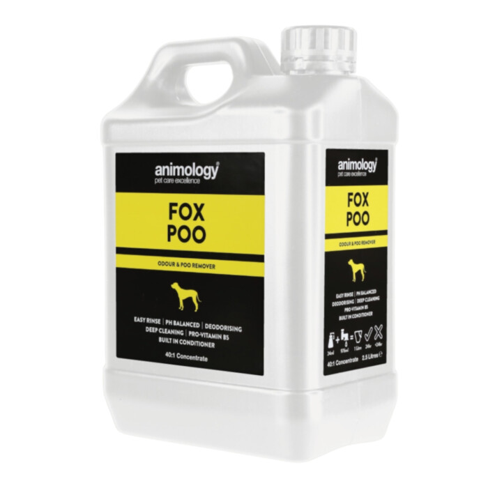 Animology Fox Poo 2,5 L - szampon usuwający uporczywy brud - koncentrat 40:1 Animology Fox Poo 2,5 L - szampon usuwający uporczywy brud - koncentrat 40:1