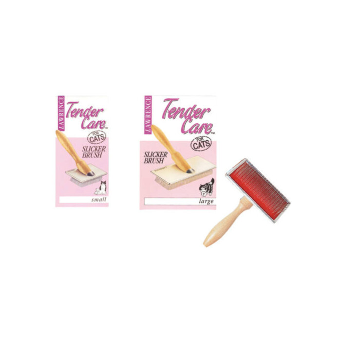 Szczotka Lawrence Tender Care Slicker Brush dla kotów, mała Szczotka Lawrence Tender Care Slicker Brush dla kotów, mała
