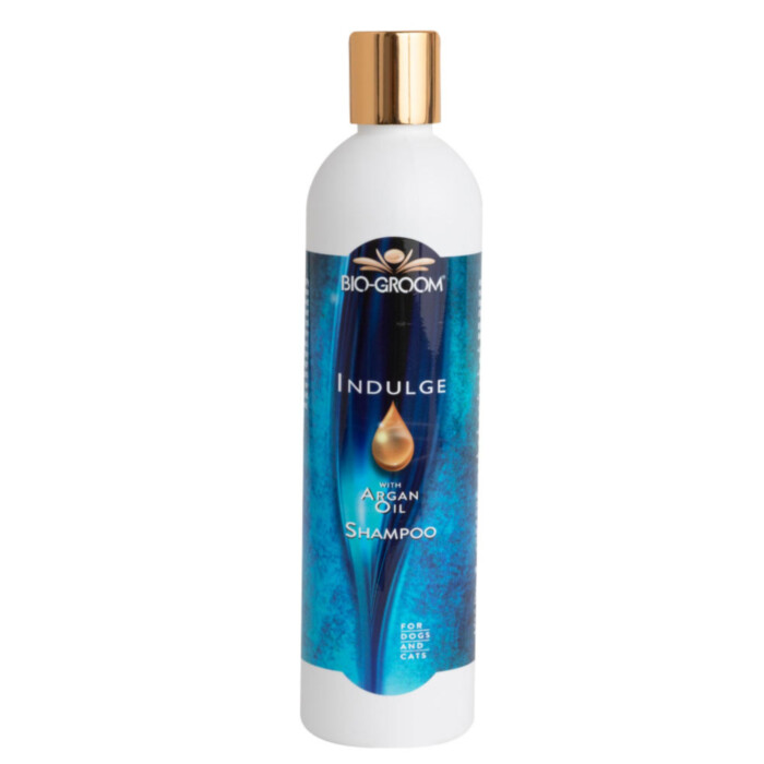 Bio-Groom Indulge Sulfate-Free 355 ml - szampon z olejkiem arganowym dla psów i kotów Bio-Groom Indulge Sulfate-Free 355 ml - szampon z olejkiem arganowym dla psów i kotów