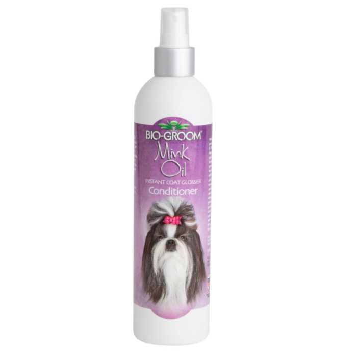 Bio-Groom Mink Oil Spray 355 ml - odżywka w sprayu z olejkiem norkowy Bio-Groom Mink Oil Spray 355 ml - odżywka w sprayu z olejkiem norkowy