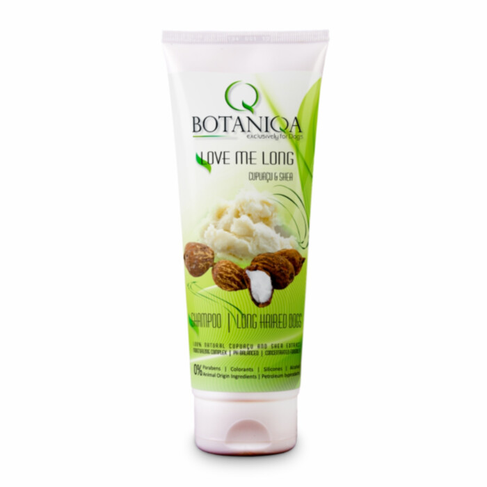 Botaniqa Love Me Long Shampoo 250 ml - wzmacniający, nawilżający i zabezpieczający szampon dla psów długowłosych Botaniqa Love Me Long Shampoo 250 ml - wzmacniający, nawilżający i zabezpieczający szampon dla psów długowłosych