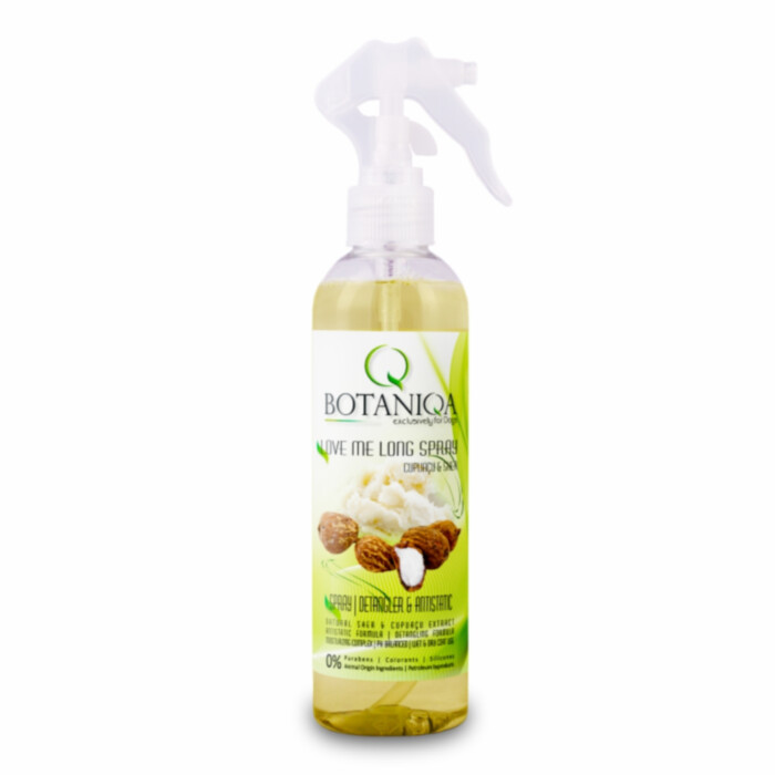 Botaniqa Love Me Long Spray 250 ml - odżywka antystatyczna dla psów długowłosych Botaniqa Love Me Long Spray 250 ml - odżywka antystatyczna dla psów długowłosych