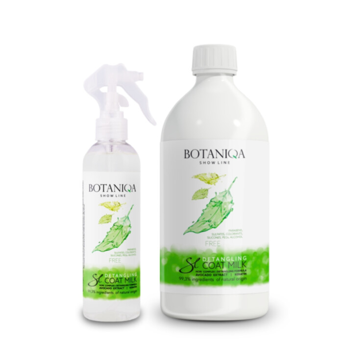 Botaniqa Show Line Detangling Coat Milk mleczko ułatwiające rozczesywanie