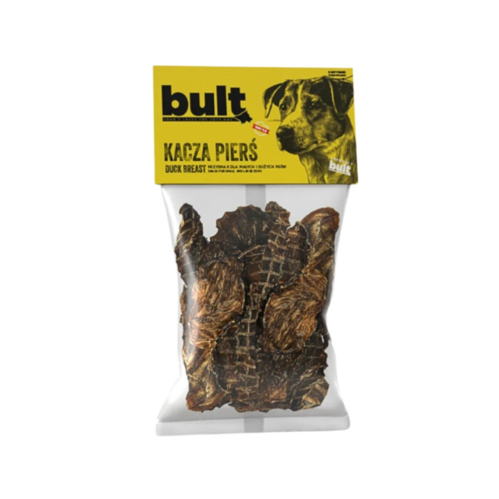 Bult - Kacza Pierś 100 g - suszony gryzak z drobiu dla psa Bult - Kacza Pierś 100 g - suszony gryzak z drobiu dla psa