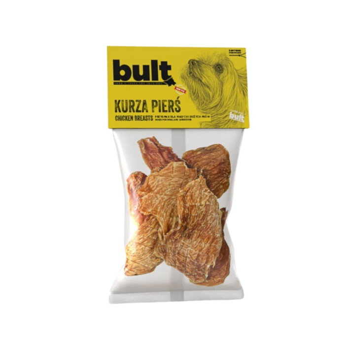 Bult - Kurza Pierś 100 g - suszony gryzak z drobiu dla psa Bult - Kurza Pierś 100 g - suszony gryzak z drobiu dla psa