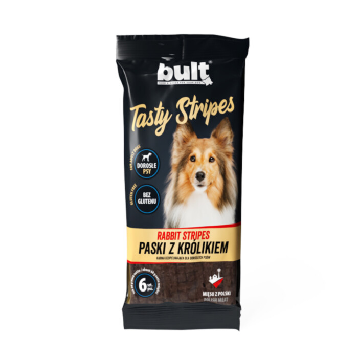 Bult - Tasty Stripes 60 g - paski z królikiem dla psa Bult - Tasty Stripes 60 g - paski z królikiem dla psa