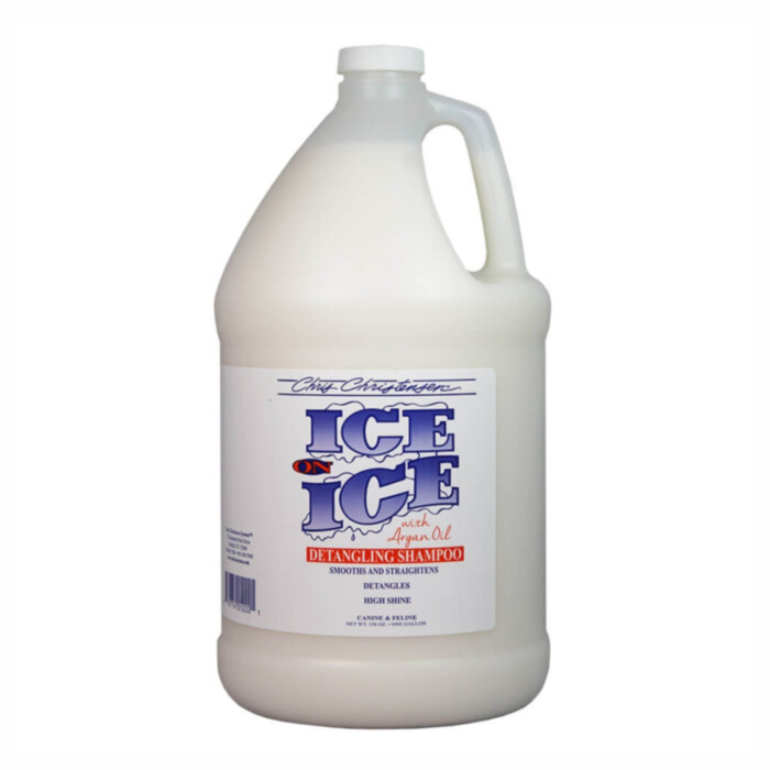Chris Christensen Ice on Ice Detangling Shampoo 3,78 l - szampon rozkołtuniający z olejkiem arganowym Chris Christensen Ice on Ice Detangling Shampoo 3,78 l - szampon rozkołtuniający z olejkiem arganowym